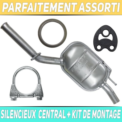 Pot échappement central - pot, d’échappement