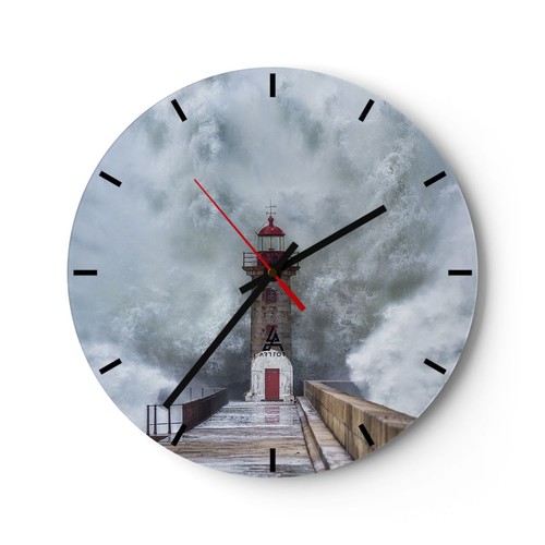 Horloge murale verre - horloge,