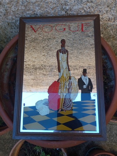 Miroir publicitaire vogue - miroir,