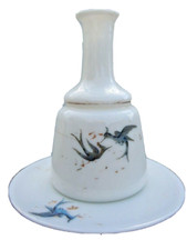 Service de nuit carafe opaline