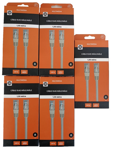 Cables ethernet rj45 5 - cables,