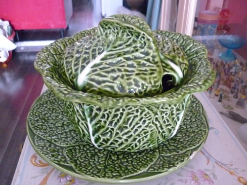 Ancienne barbotine soupiere - ancienne,