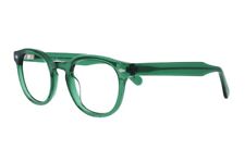 250€ Lunettes de vue rondes pantos vert translucide Rétro AVM 50 mm Style Moscot