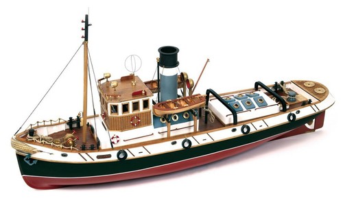maquette bateau bois remorqueur