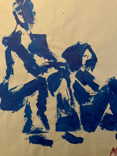 Painting peinture sur papier - painting,