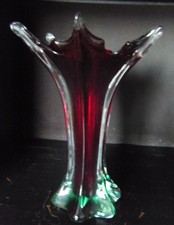 GRAND VASE MURANO ROUGE FLAVOI