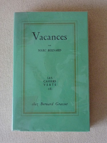 Marc bernard vacances edition - bernard,