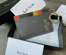 Porte-Cartes En Cuir Paul Smith & Porte-Clés Artist Stripe & Rabbit BNIB