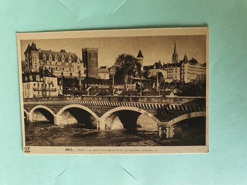 Carte postale pau - de, pf