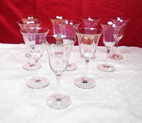 Lot verres vin en - 10,