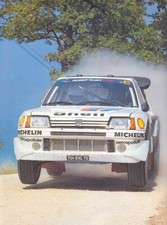 Plaque métal voiture rallye