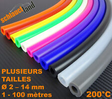 1m TUYAU SILICONE TUBE coloré flexible Gomme Dépression Vide Air Réfrigérant Eau