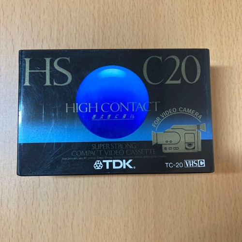 Tdk c20 vhs tape - hs, vhs-c