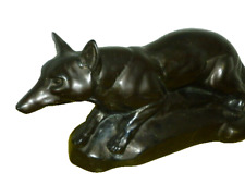 sculpture renard  céramique