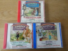 lot de 3 cd " CONTES ET CHANSONS " raconte par BRIGITTE FOSSEY