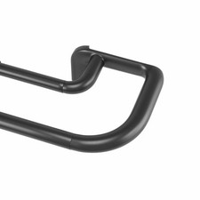 Umbra Double barre à rideaux Twilight extensible, barre à rideaux noire 168-3...