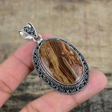 Naturel Tigre Eye Gemme 925