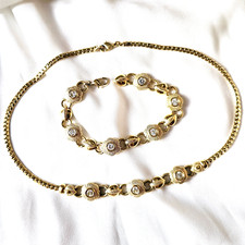 Parure vintage en plaqué or