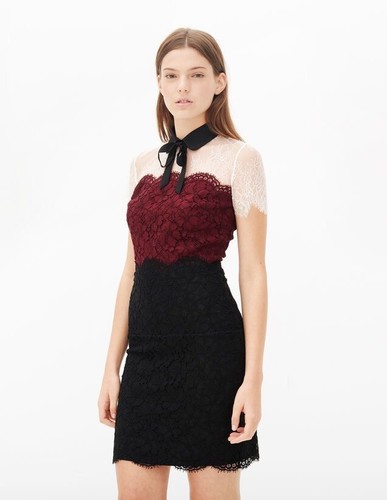 Robe sandro rozen dentelle - robe,