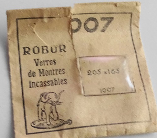 Verre montre 16 - verre, 16.5