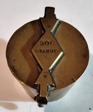 PILE CHARLEMAGNE BOÎTE DE POIDS à Godets 8 POIDS EN BRONZE  Complète TBE: france