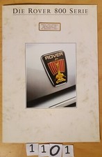 ROVER 800 820 Si/ 827 VITESSE/ 827 STERLING Prospectus + Prix 16+12 p D 4/1989