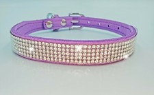 Rhinestone bling collar for pets, dogs, cats, gorgeous sparkling accessory