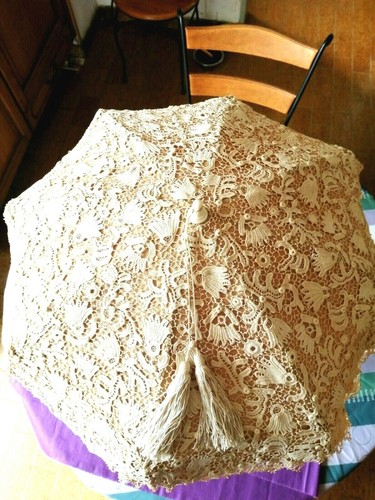 Ombrelle dentelle crochet - dentelle,