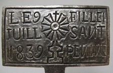 Gaufrier De Mariage, En Fer