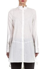Ann Demeulemeester Femme Blouse Oversized Blanche
