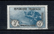 FRANCE YVERT 155 SCOTT B10 " WAR ORPHANS MARSEILLAISE 5F+5F" MNH VVF SIGNED V916