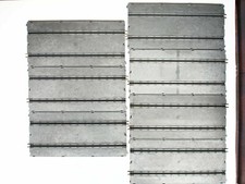 7 Rails pour circuit de voiture électrique Jouef 1ère génération ref 310 gris