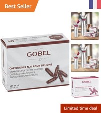 Recharges Universelles en Acier 100% Recyclable - 10 Cartouches N₂0 Pour Siphons