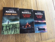 Lot 3 livres Henning Mankell