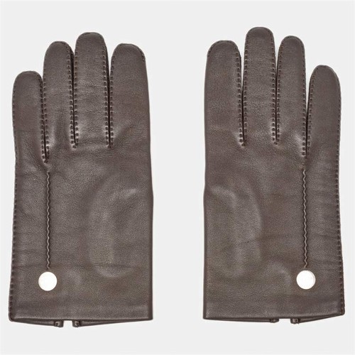 Gants hermès cuir marron - gants,