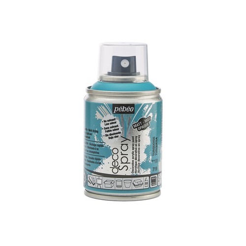 Bombe peinture turquoise - bombe,