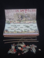 AA699 JJF JEUX ET JOUETS FRANCAIS JEU DE LA PECHE JOUET ANCIEN idem Saussine