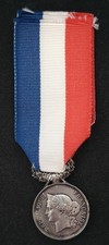 Médaille 3ème république actes de dévouement du ministere de l'intérieur 1873