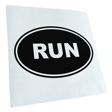Autocollant RUN Autocollant