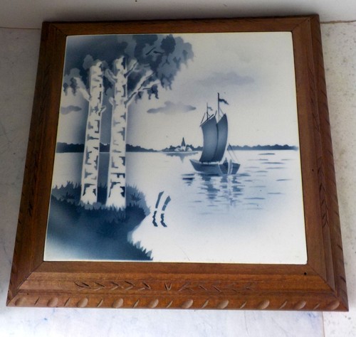 Dessous plat déco bateau - dessous,