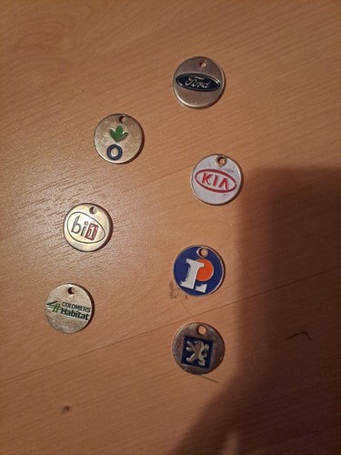Lot jetons caddie - jetons, métal
