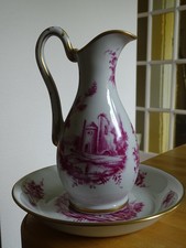 LE TALLEC PARIS PORCELAINE 1 ANCIENNE VERSEUSE ET SON DORMANT ht 20 cm