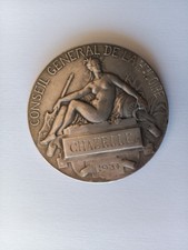 médaille argent massif conseil général de la Haute Loire