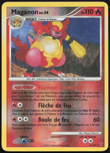 Carte pokémon maganon 147 - carte,