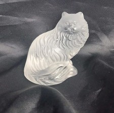 Figurine Chat cristal de