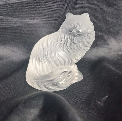 Figurine chat cristal - chat, de