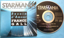 FRANCE GALL - Starmania , cd single "besoin d'amour"