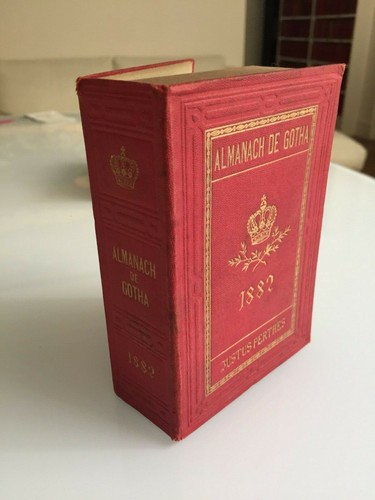 Almanach gotha 1882 - almanach,