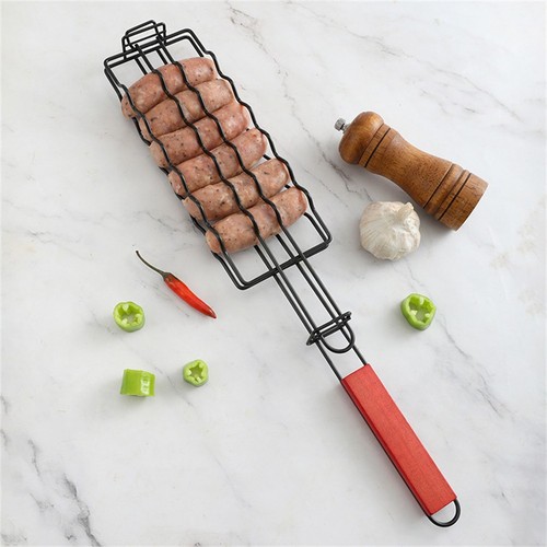 panier metal bois