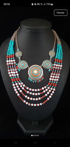 Collier perle - collier,